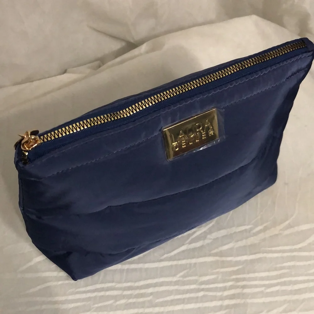 Laura Gellar Quilted Cosmetic Bag NWOT